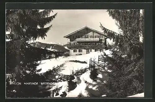 AK Westendorf, Hotel Martlhof im Schnee
