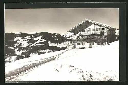 AK Westendorf, Hotel Martlhof im Winterkleid