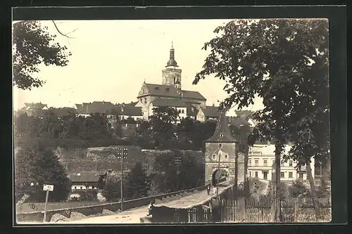 AK Mies b. Pilsen /Böhmerland, Zugang zur Stadt