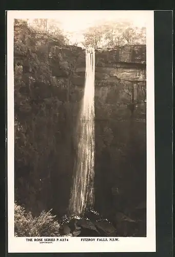 AK Fitzroy Falls, Blick auf den Wasserfall