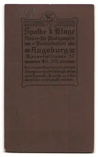 Fotografie Stalke & Kluge, Augsburg, Kaiserstrasse 17, Schöne Frau im Spitzengewand