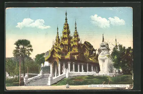 AK Rangoon, Shwe Dagon Pagoda, Entrance