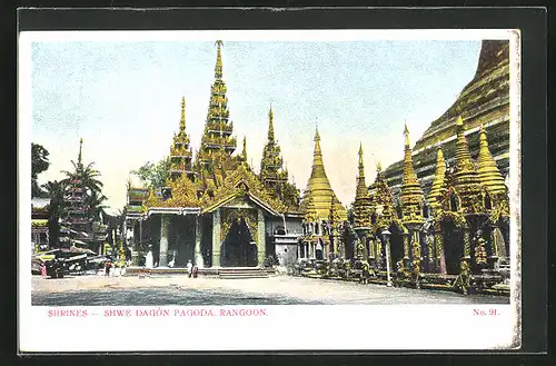 AK Rangoon, Shwe Dagon Pagoda, Shrines