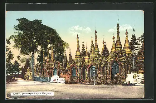 AK Rangoon, Shwe Dagon Pagoda, Shrines