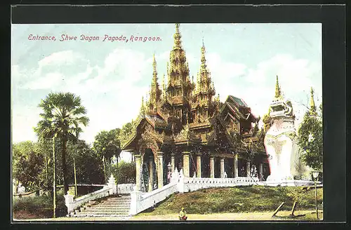 AK Rangoon, Shwe Dagon Pagoda, Entrance