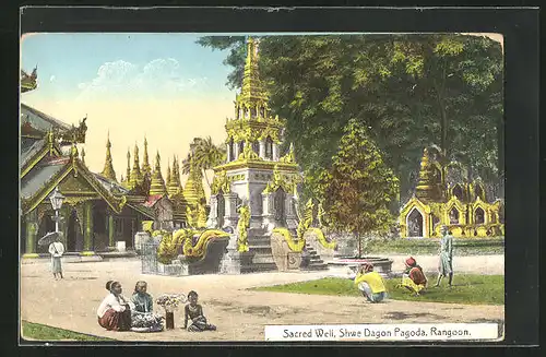 AK Rangoon, Sacred Well, Shwe Dagon Pagoda