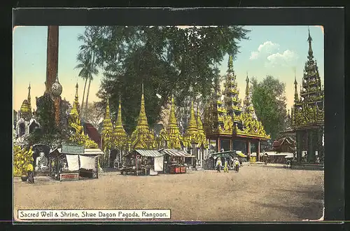 AK Rangoon, Sacred Well & Shrine, Shwe Dagon Pagoda