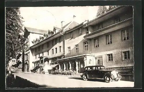 AK Schwefelberg, Hotel Kurhaus, Automobil