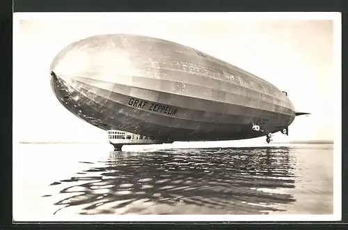 AK Graf Zeppelin auf dem Bodensee