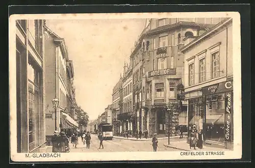 AK Mönchengladbach, Hotel Abtei Hof, Crefelder Strasse