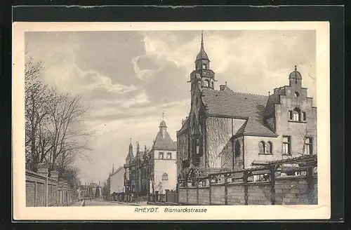 AK Rheydt, Kirche in der Bismarckstrasse