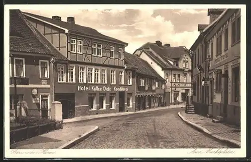 AK Gernrode / Harz, Hotel Dietz am Marktplatz