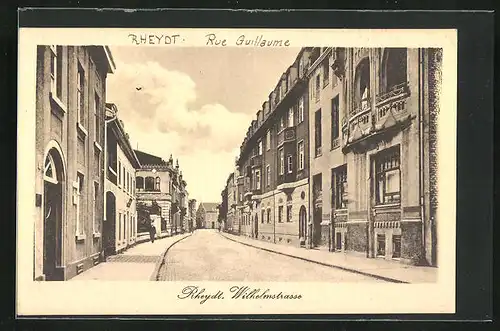 AK Rheydt, Partie an der Wilhelmstrasse