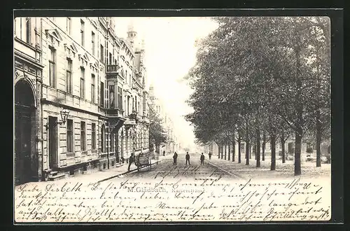 AK M.-Gladbach, Partie an der Kaiserstrasse
