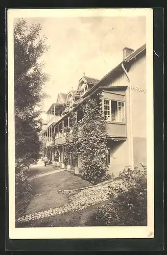 AK Gernrode /Harz, Hotel Haus Hagental, Villa Waldfrieden