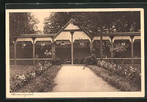 AK M.-Gladbach-Windberg, St. Franziskus-Heilstätte, Blumen-Liegehalle