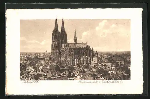 AK Köln, Blick von der Martinskirche auf den Dom