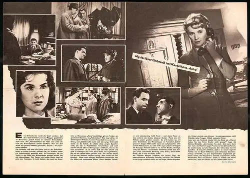 Filmprogramm PFP Nr. 72 /61, Die weisse Spange, Cestmir Randa, Jarmila Smejkalova, Regie: Martin Fric