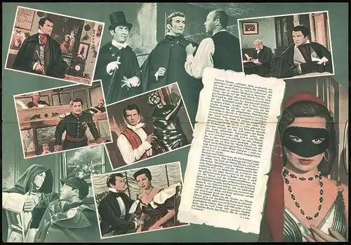 Filmprogramm PFP Nr. 128 /60, Der Graf von Monte Christo - II. Teil, Jean Marais, Roger Pigaut, Regie: Robert Vernay