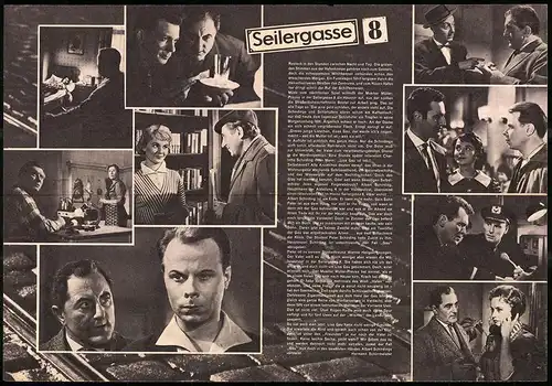 Filmprogramm PFP Nr. 94 /60, Seilergasse 8, Martin Flörchinger, Manja Behrens, Regie: Joachim Kunert