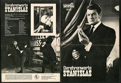 Filmprogramm PFP Nr. 98 /65, Der ehrenwerte Stanislas, Jean Marais, Geneviève Page, Regie: Jean-Charles Dudrument