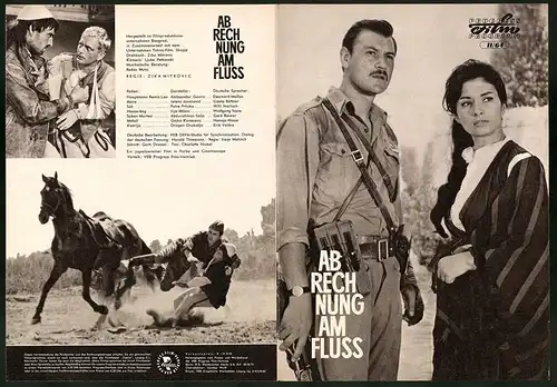 Filmprogramm PFP Nr. 11 /64, Abrechnung am Fluss, Aleksander Gavric, Jelena Jovanovic, Regie: Zika Mitrovic