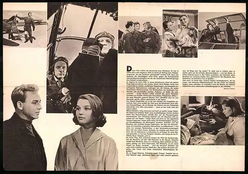 Filmprogramm PFP Nr. 119 /63, Eroberer der Lüfte, N, Rybnikow, W. Sedow, Regie: Tatjana Liossowa