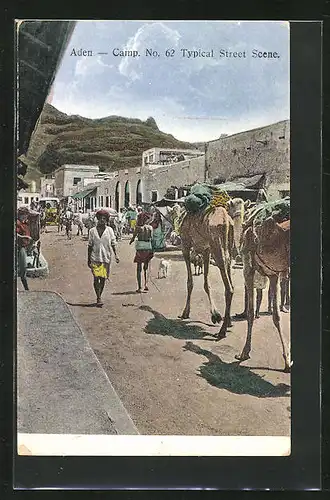 AK Aden, Camp. No. 62, Typical Street Scene