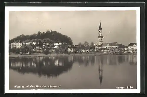 AK Mattsee, Ortsansicht mit dem Wartstein