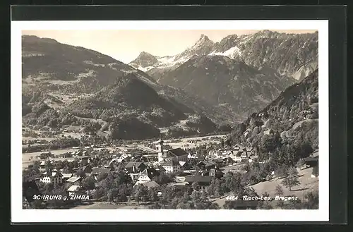 AK Schruns, Ortsansicht mit Zimba