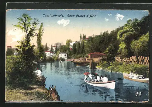 AK Constantinople, Eaux douces d`Asie