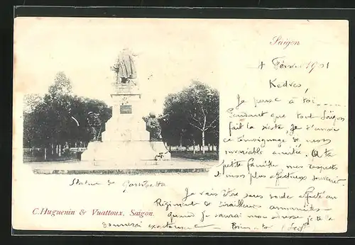 AK Saigon, Statue C. Huguenin & Vuattoux