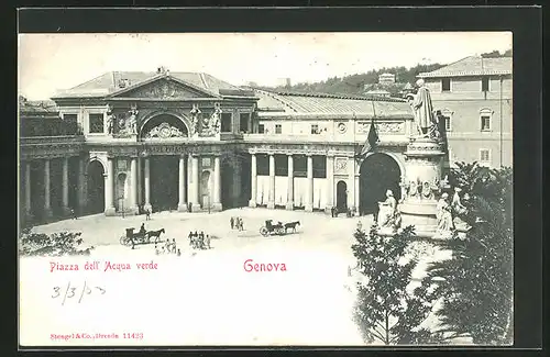 AK Genova, Piazza dell` Acqua verde