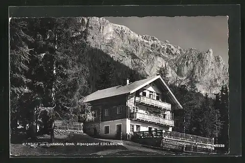 AK Ramsau am Dachstein, Alpengasthof Edelbrunn