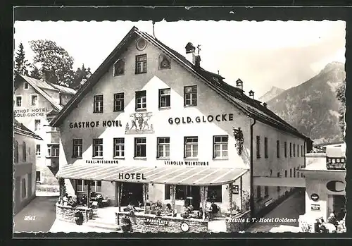 AK Reutte i. T., Hotel goldene Glocke