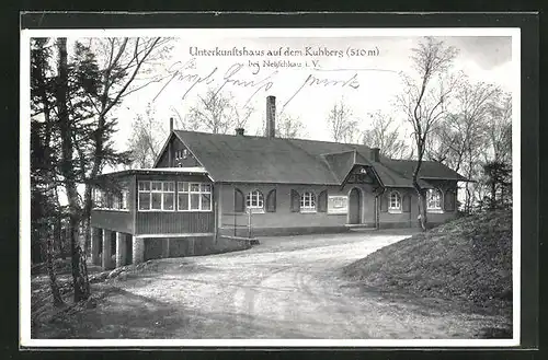 AK Kuhberg b. Netzschkau, Hotel auf dem Berge
