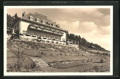 AK Saalburg am Stausee, Hotel Fürstenhöhe
