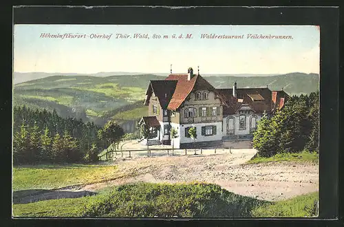 AK Oberhof /Thür., Waldrestaurant Veilchenbrunnen