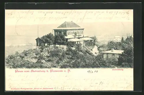 AK Gernrode /Harz, Gasthaus auf dem Stubenberg