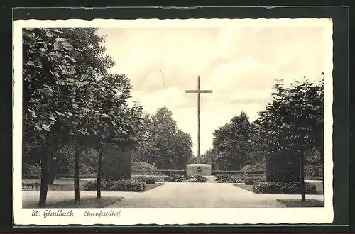 AK M.-Gladbach, Ehrenfriedhof