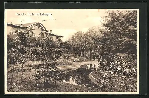 AK Rheydt, Partie im Kaiserpark