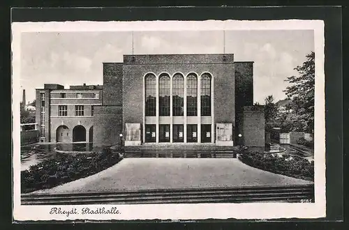 AK Rheydt, Frontalansicht der Stadthalle