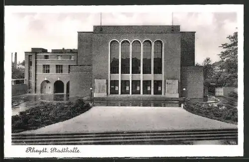 AK Rheydt, Frontalansicht der Stadthalle