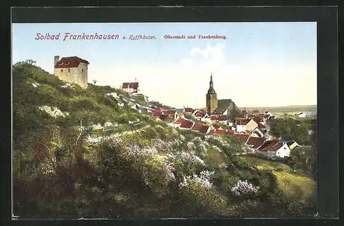 AK Frankenhausen a. Kyffh., Oberstadt und Frankenberg