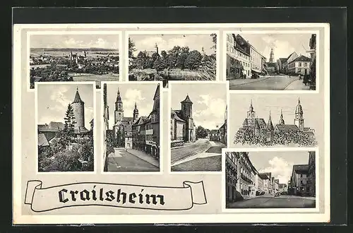 AK Crailsheim, Kirchen und Marktplatz