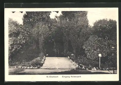 AK Mönchengladbach, Eingang Kaiserpark