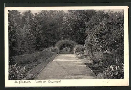 AK Mönchengladbach, Partie im Kaiserpark