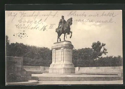 AK Köln-Neustadt, Kaiser Friedrich-Denkmal