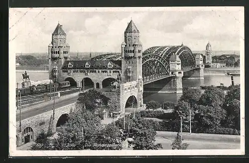 AK Köln, Hohenzollernbrücke