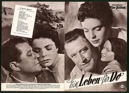 Filmprogramm IFB Nr. 2233, Ein Leben für Do, Hans Söhnker, Paola Loew, Regie: Gustav Ucicky